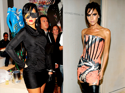 Rihanna, Victoria Beckam Rihanna, Victoria Beckam